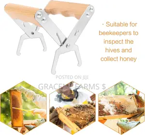 Wooden Handle Honey Comb Frame Grip
