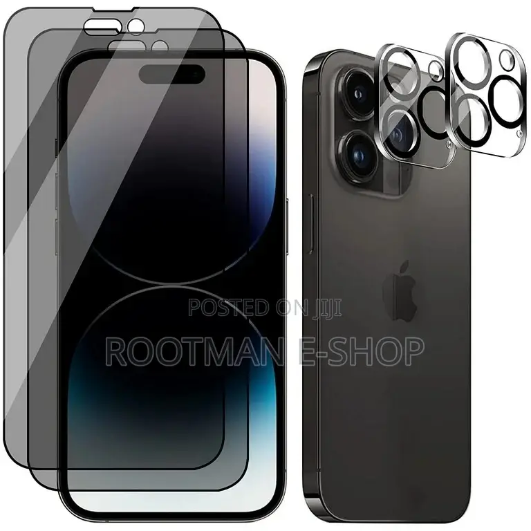 [1+ 1pack] iPhone F Screen Protector + Camera Lens COMBO