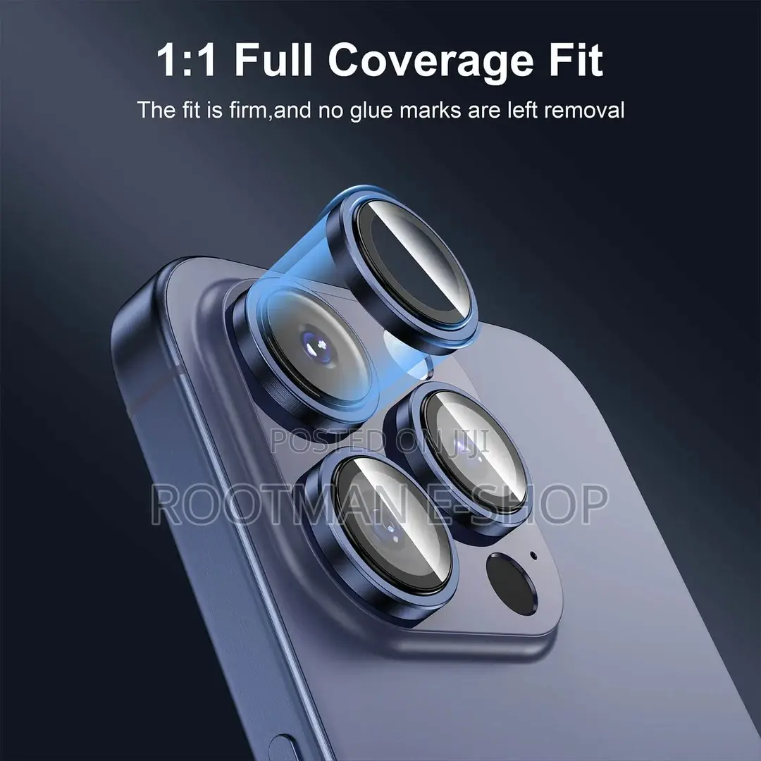 Premium Tempered Glass Cover Camera Lens iPhone Protector