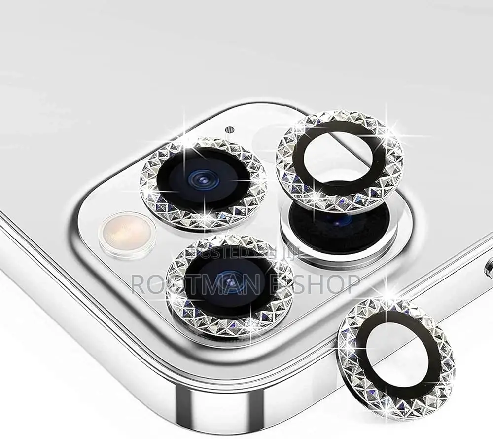 Sparkling Stone Diamond Camera Lens for iPhones(Metal Alloy)