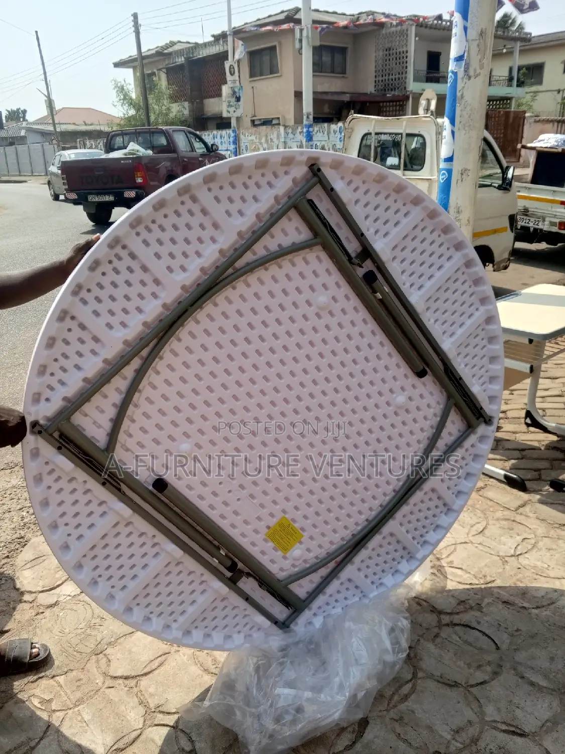 Round White Event Table 10 Seater
