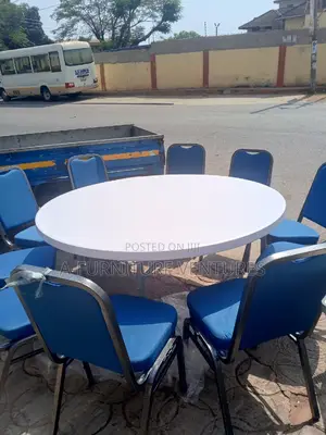 Round White Event Table 10 Seater
