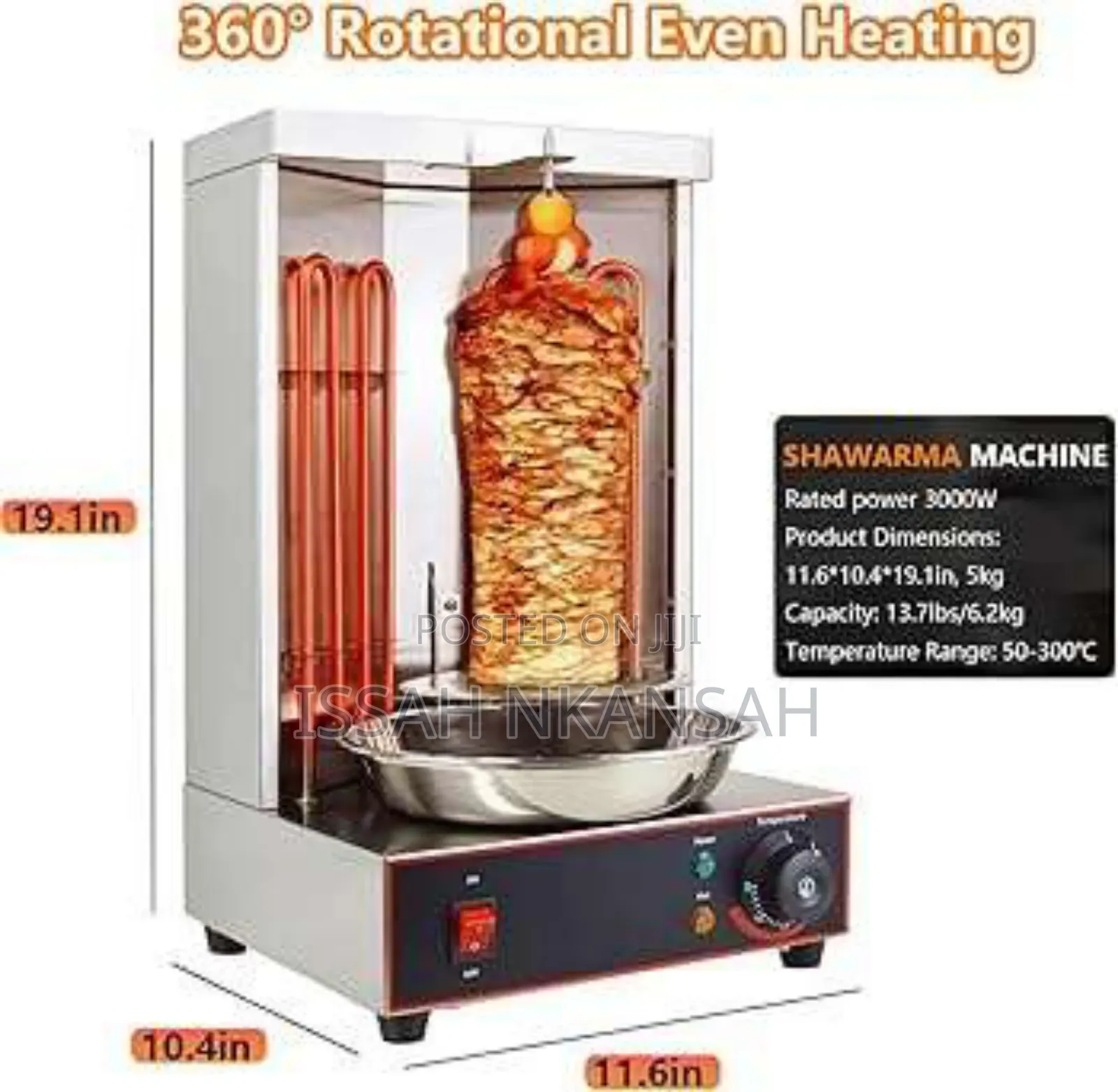 2 Burning Shawarmer Machine