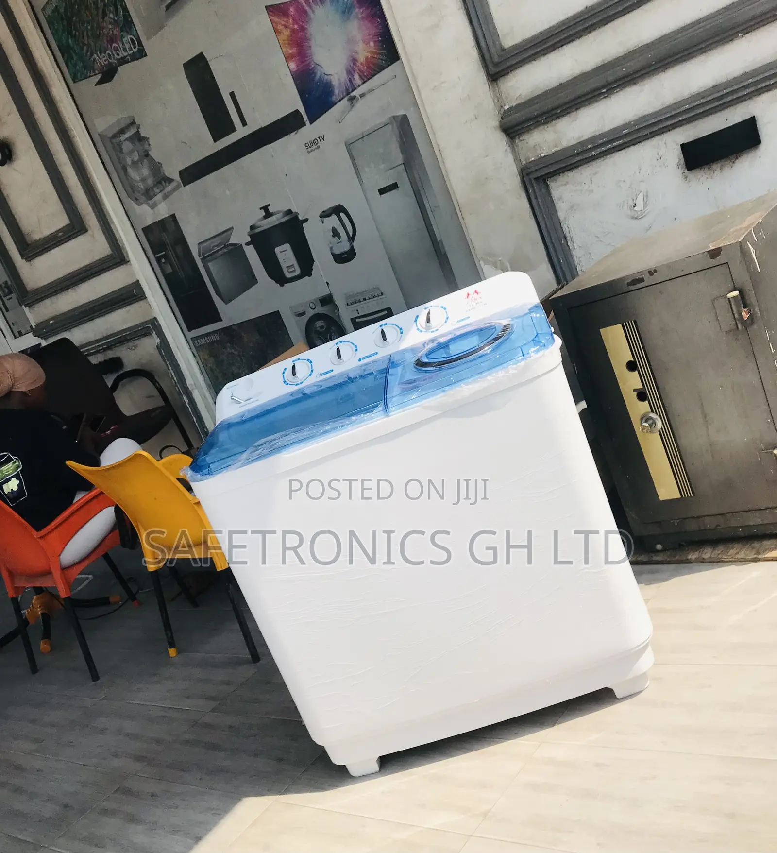 Genuine White Zara 11kg Semiauto Washingmachine