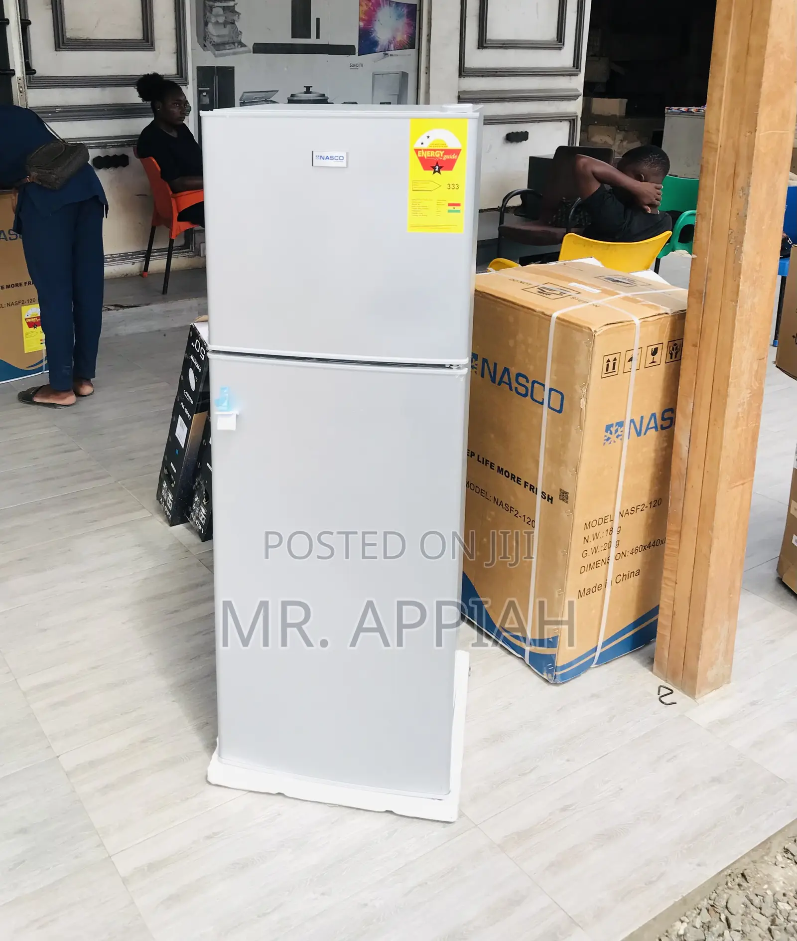 Extremely Cooling Nasco NASF2-18 Kd 2 Door Refrigerator.