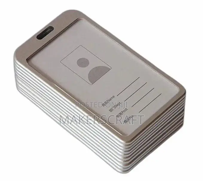 Metallic Id Card Holder