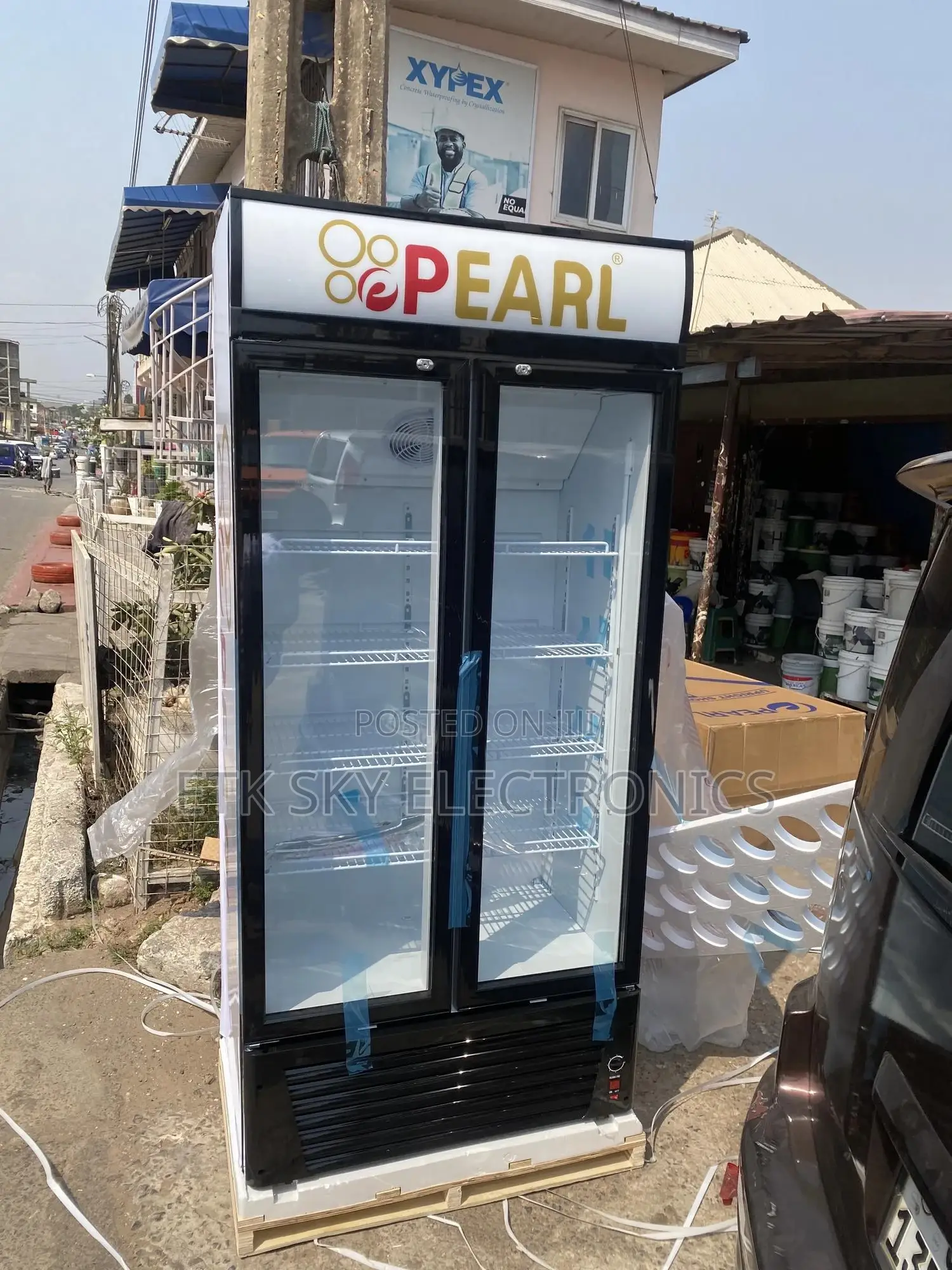 Reformist Pearl PVC-622-2b 500l Double Door Display Fridge