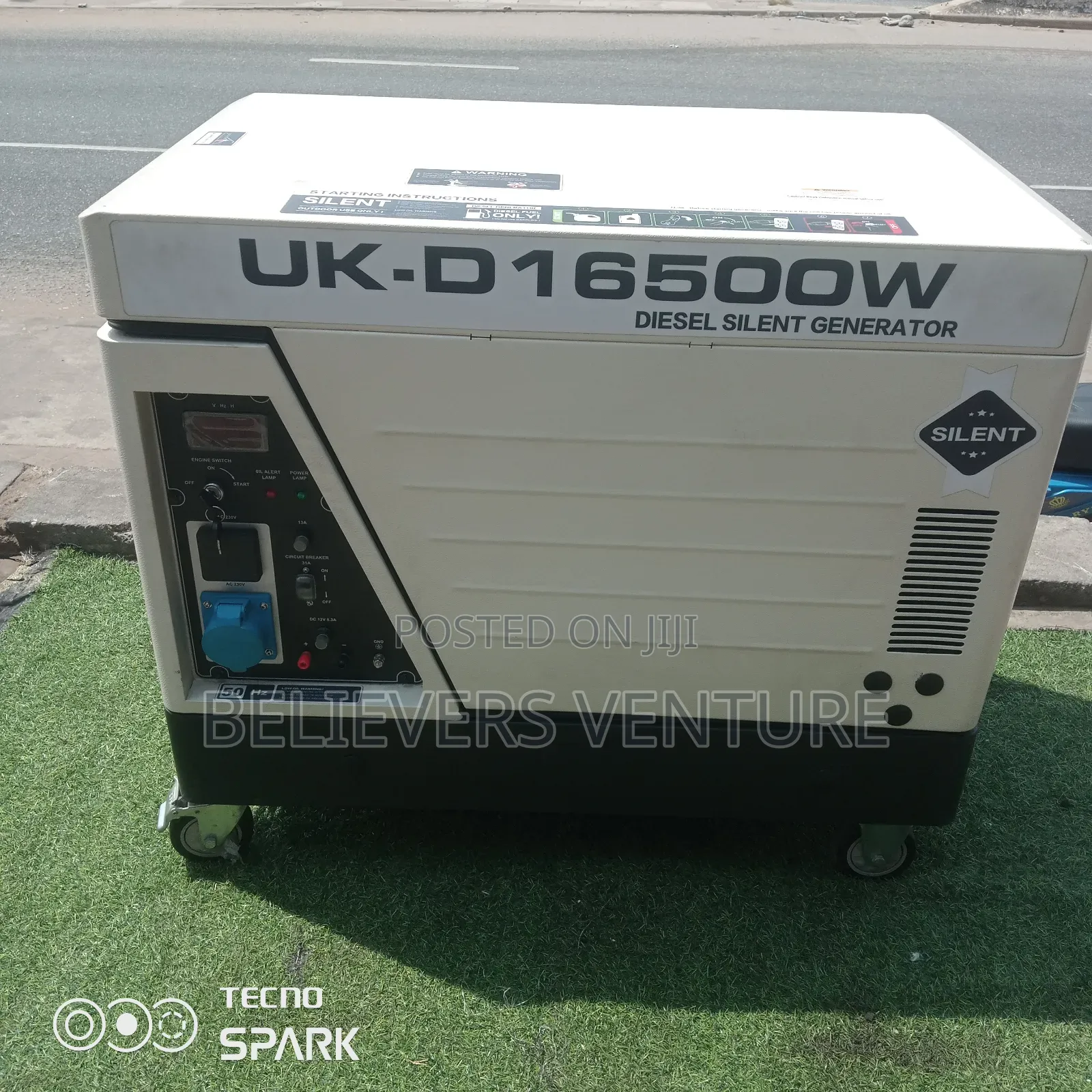 Single Phase 15kva UK Made Geneset Diesel Geneset