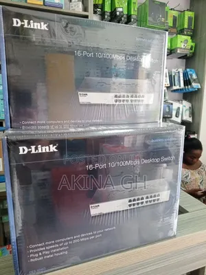 D-Link 16-Port Fast Ethernet Unmanaged Switch
Des-1016d