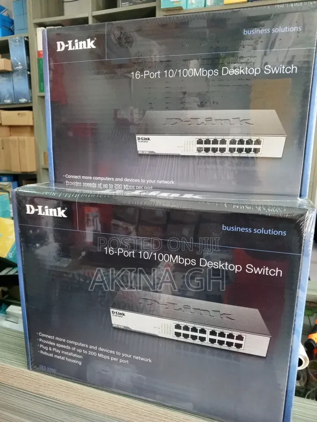 D-Link 16-Port Fast Ethernet Unmanaged Switch Des-1016d 2