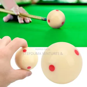White Cue Ball for Big Table/9ft Marble Pool