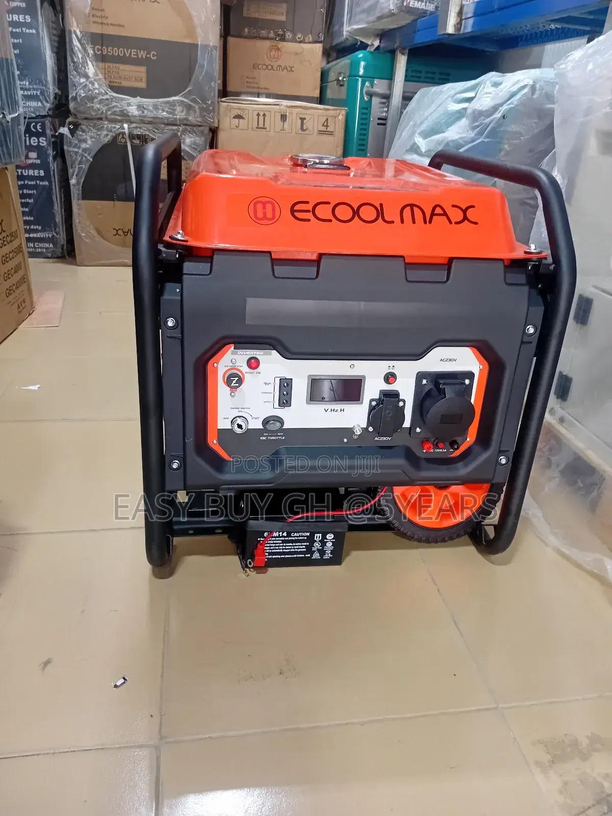 Large Ecool Max Petrol Inverter Generator 15.0kva