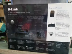 D-Link 16-Port Fast Ethernet Unmanaged Switch
Des-1016d