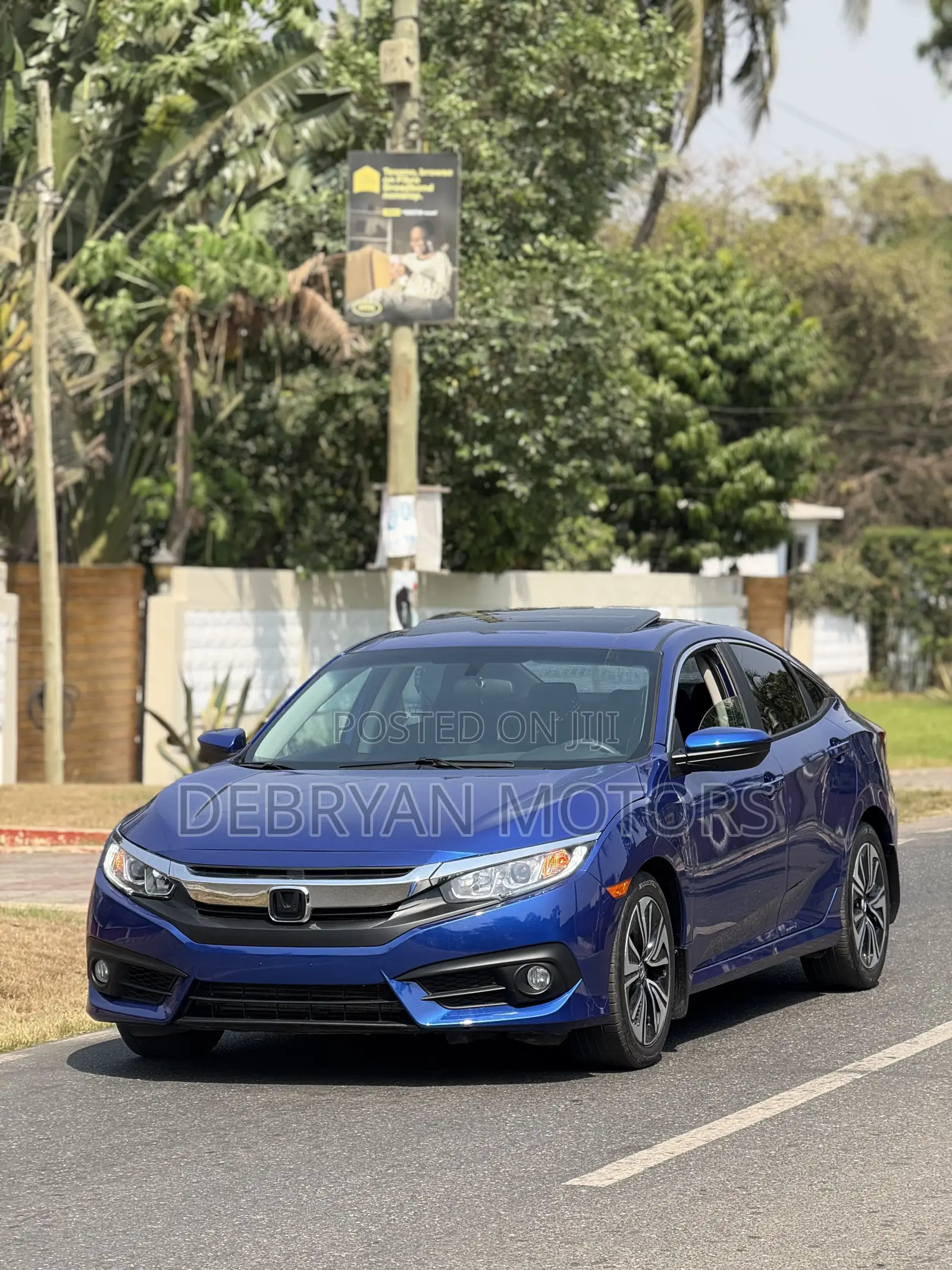 Honda Civic EX-T 4dr Sedan (1.5L 4cyl) 2017 Blue