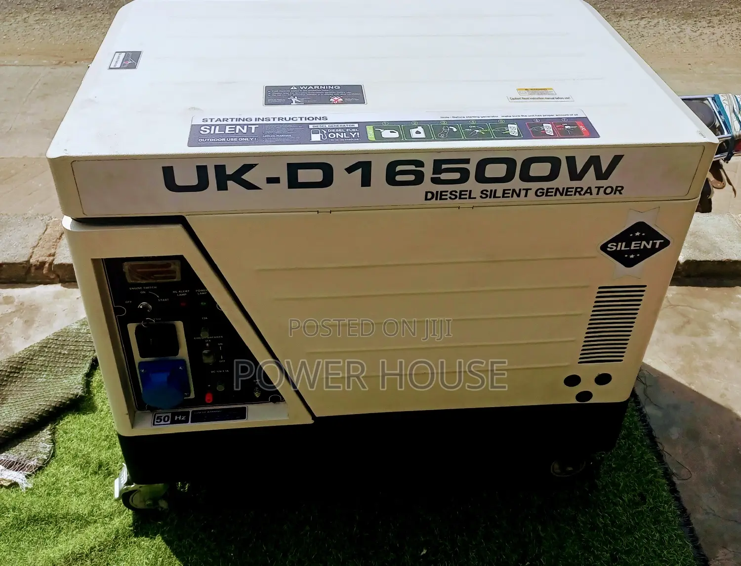 Uncut Key Starter Generator 15kva UK Generator 16500w 230v