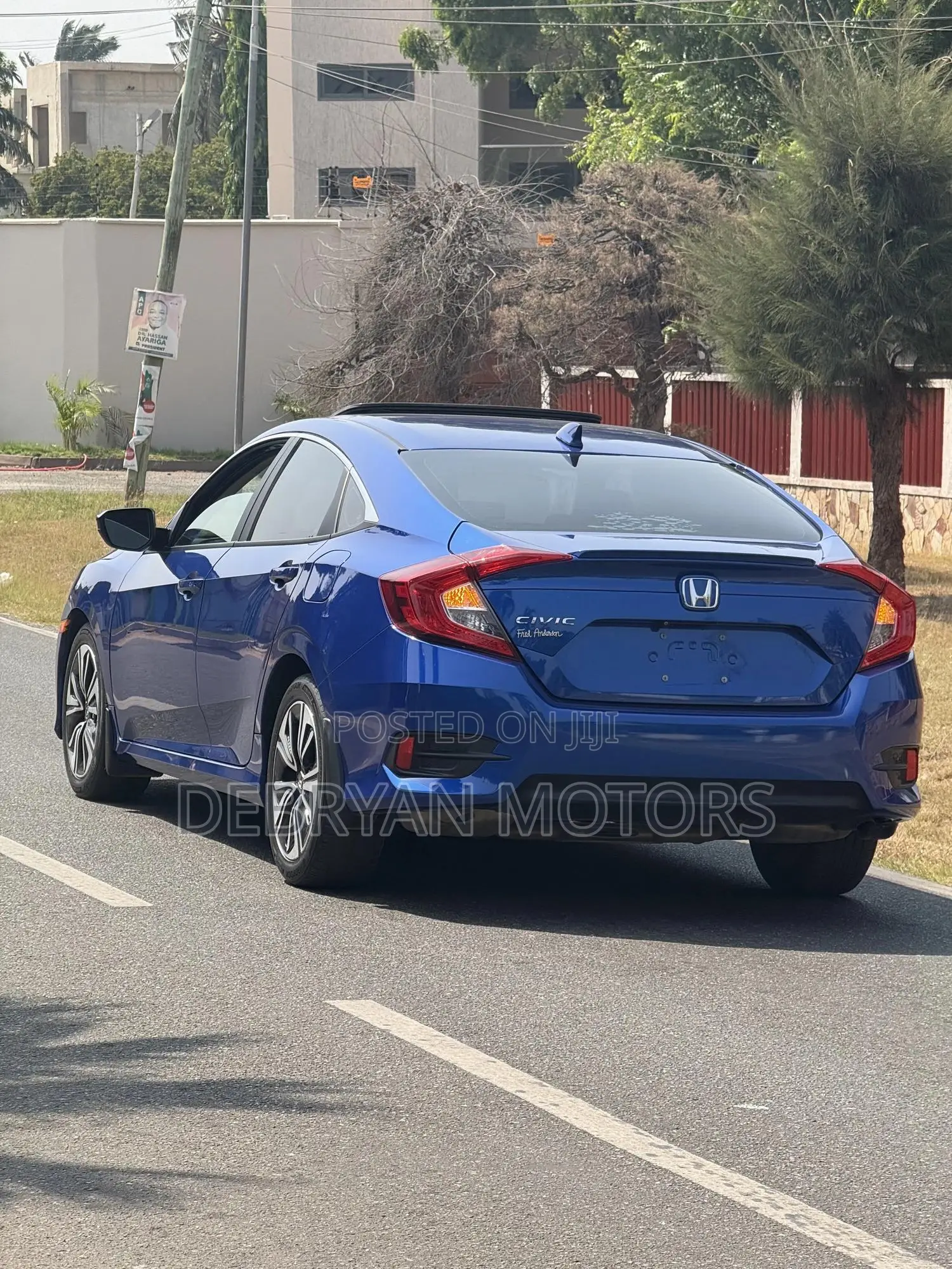 Honda Civic EX-T 4dr Sedan (1.5L 4cyl) 2017 Blue