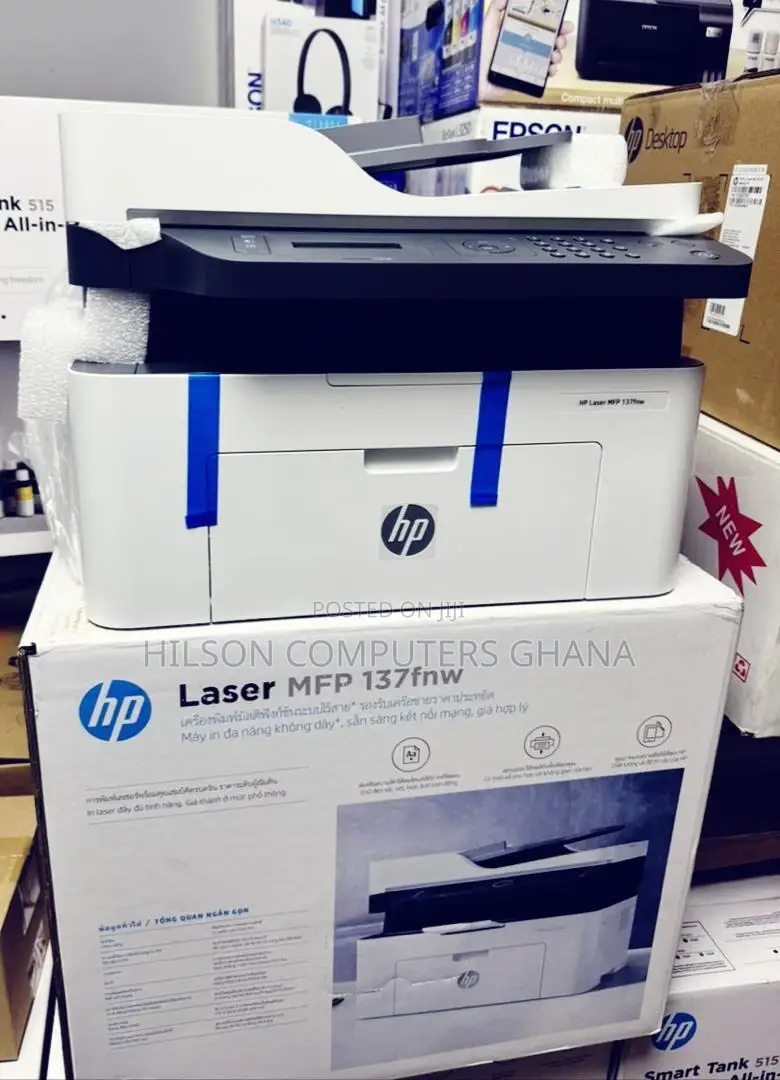Hp Laserjet MFP M137fnw Mono All-in-One Printer