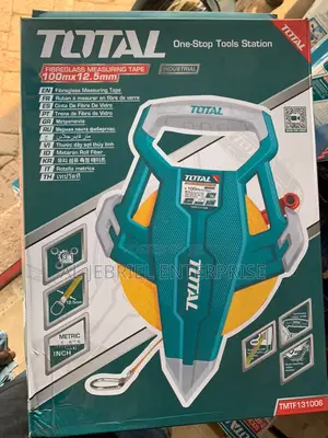 Total 100 Meters Fibre Glass Measuring Tape —12.5mm