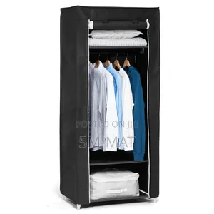 Gray Folded Single Wardrobe