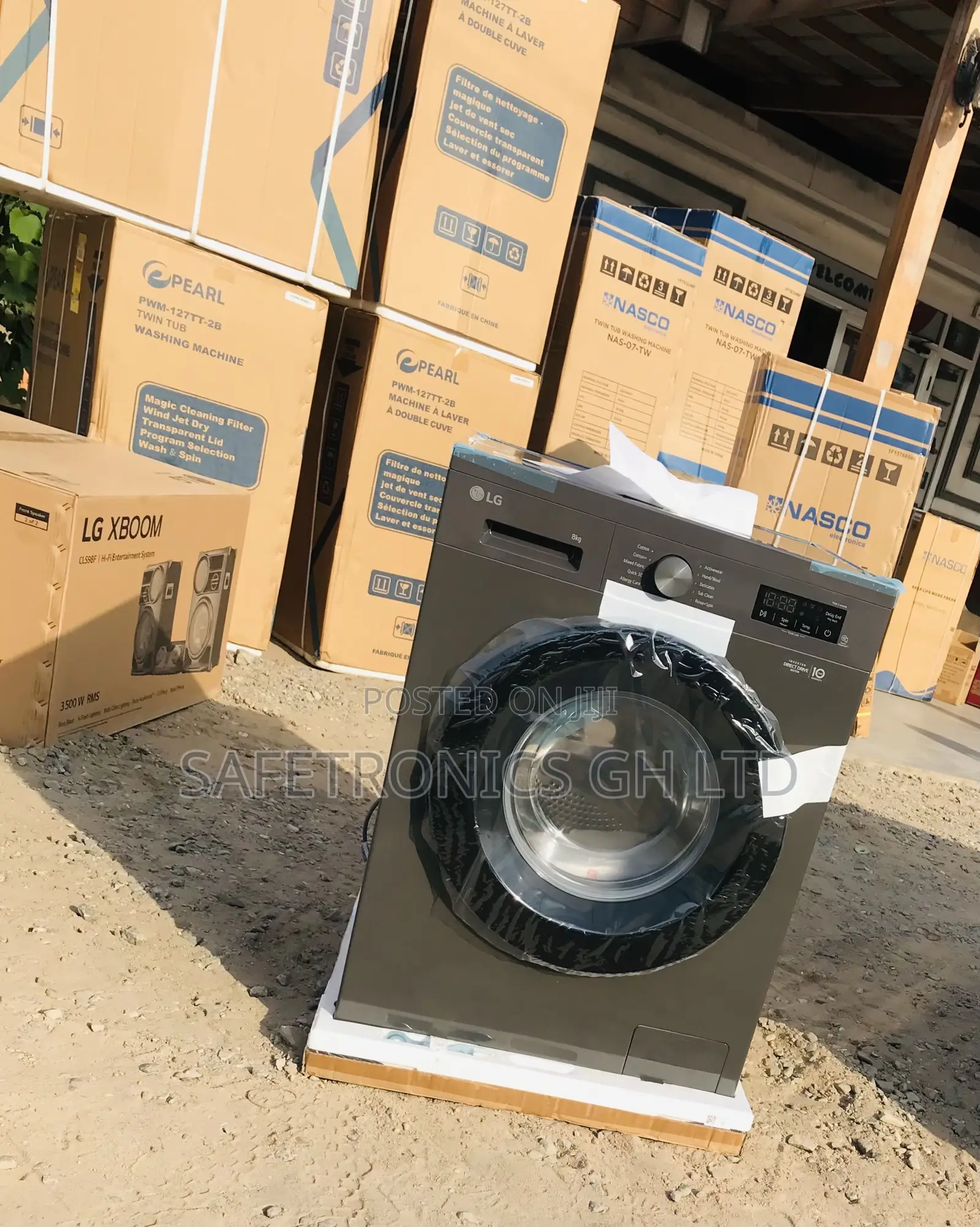 Choose LG 8kg Frontload Fully Auto Gray F2T2YM1S Washer