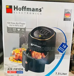 Hoffman Air Fryer 7 .5liters With 2400watt