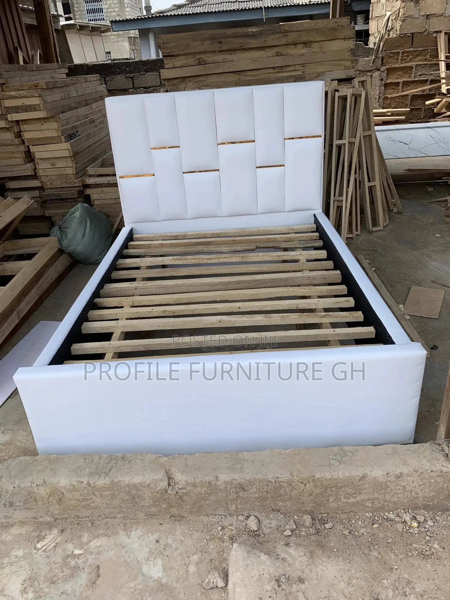 Newly White Bedframe —54x75