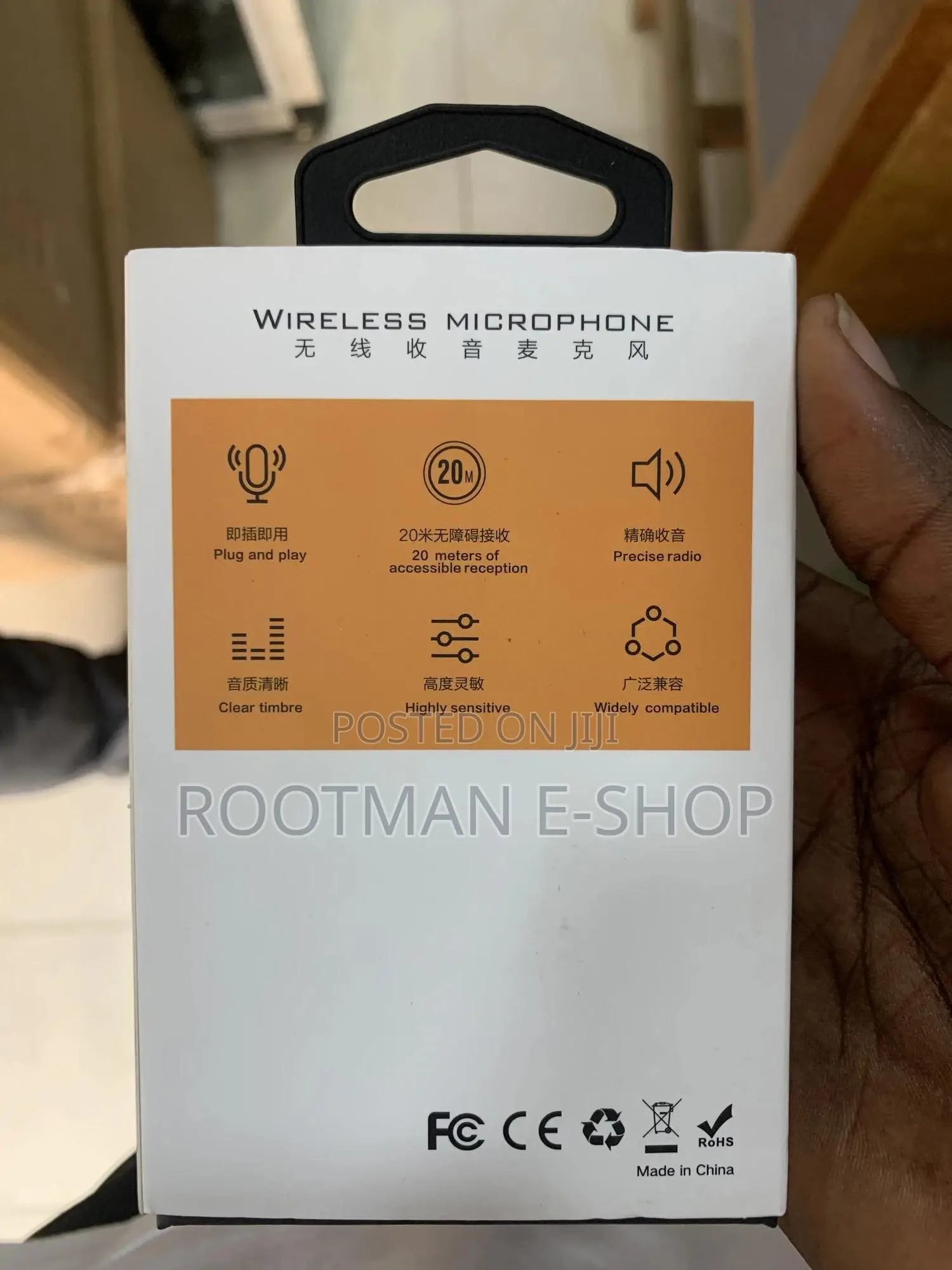 Wireless Microphone for iPhone, Mini Lapel Mic for Recording