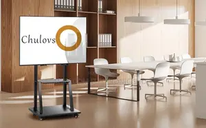 Mobile TV Stand for 32"-75" Tvs:Endless Possibilities