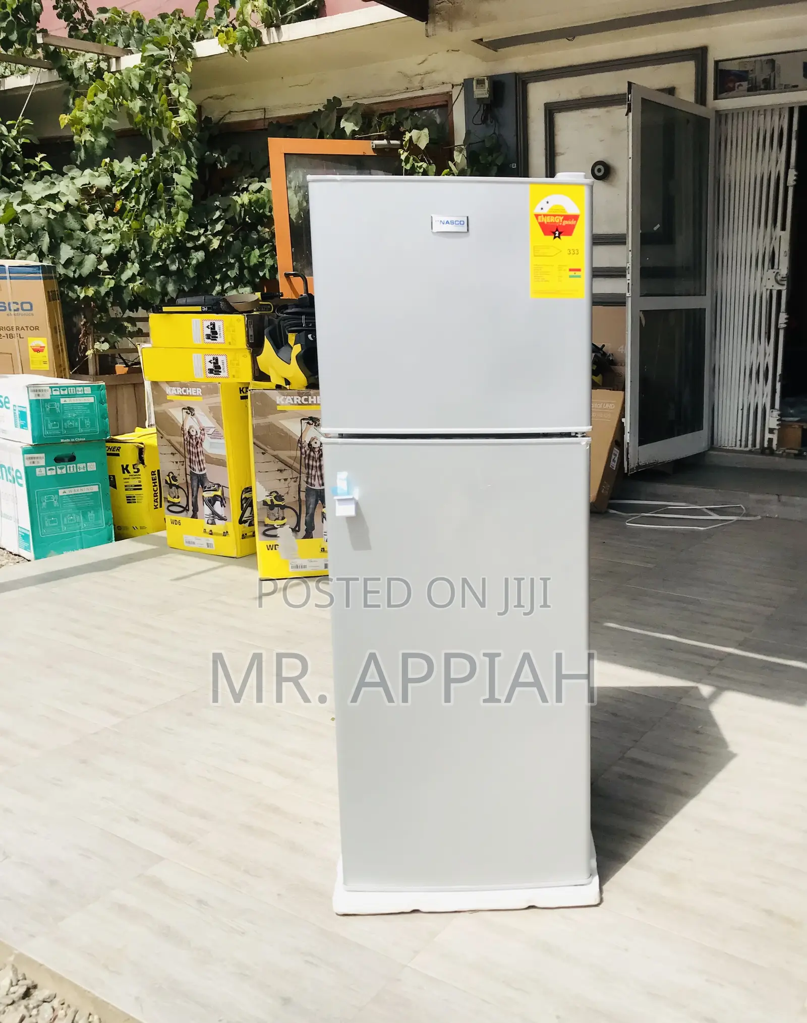 Super Cooling Nasco NASF2-18 KD Double Door Fridge.