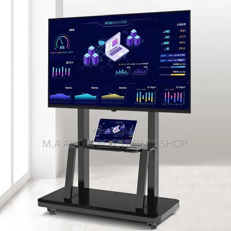 Mobile TV Stand 32"-75": Roll Your TV Anywhere