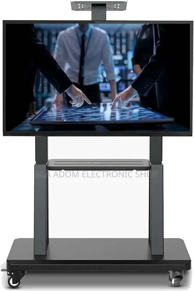 Mobile TV Stand: 32"-75", Roll Enjoy