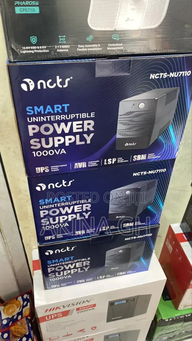 NCTS 1000va Ups Line Interactive Smart Ups 1kva 3