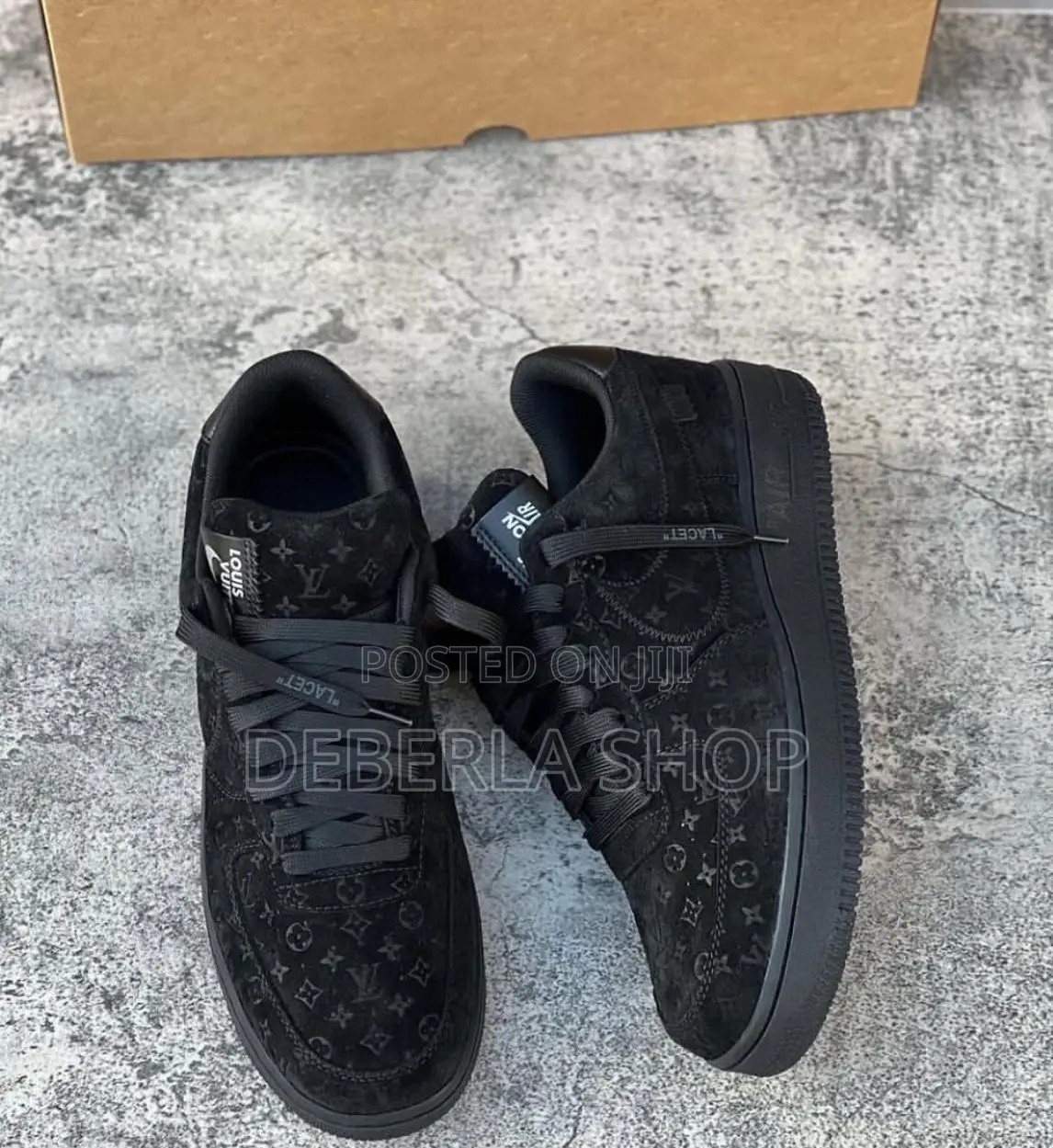 All White Lv Lancet Airforce 1