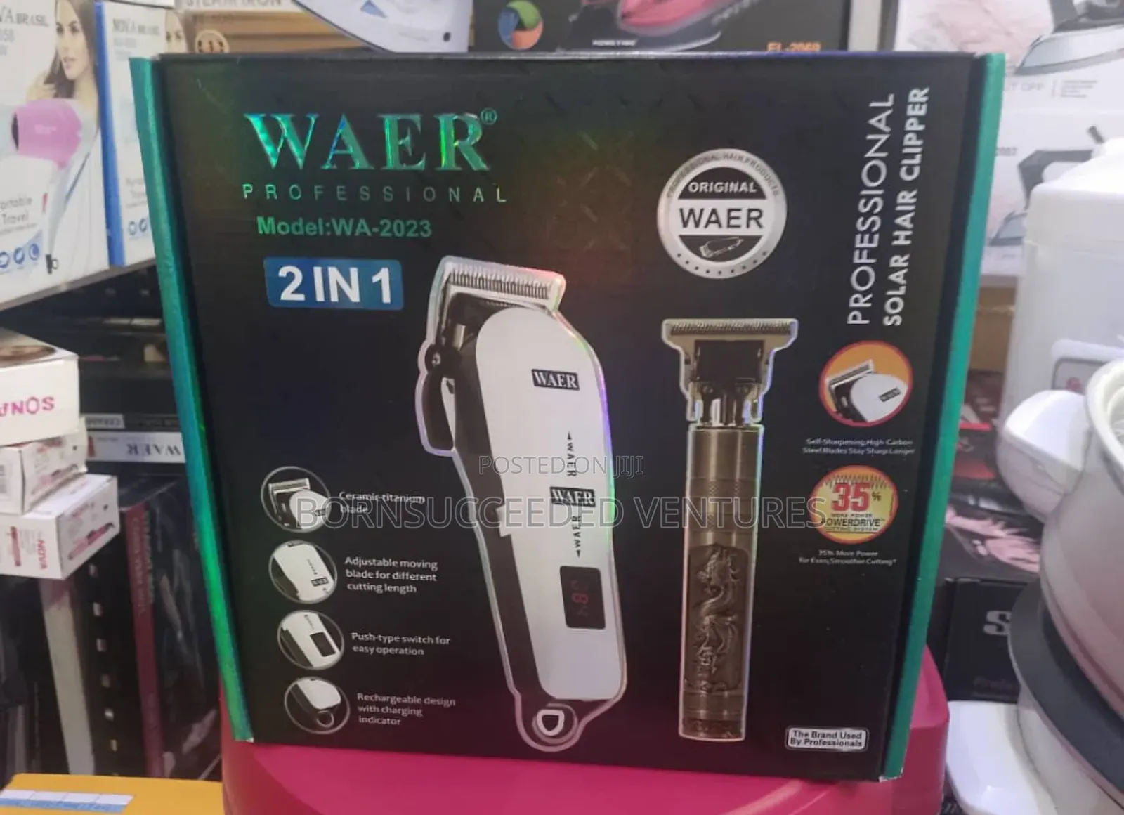2 In 1 Rechargeable Hair Shaver