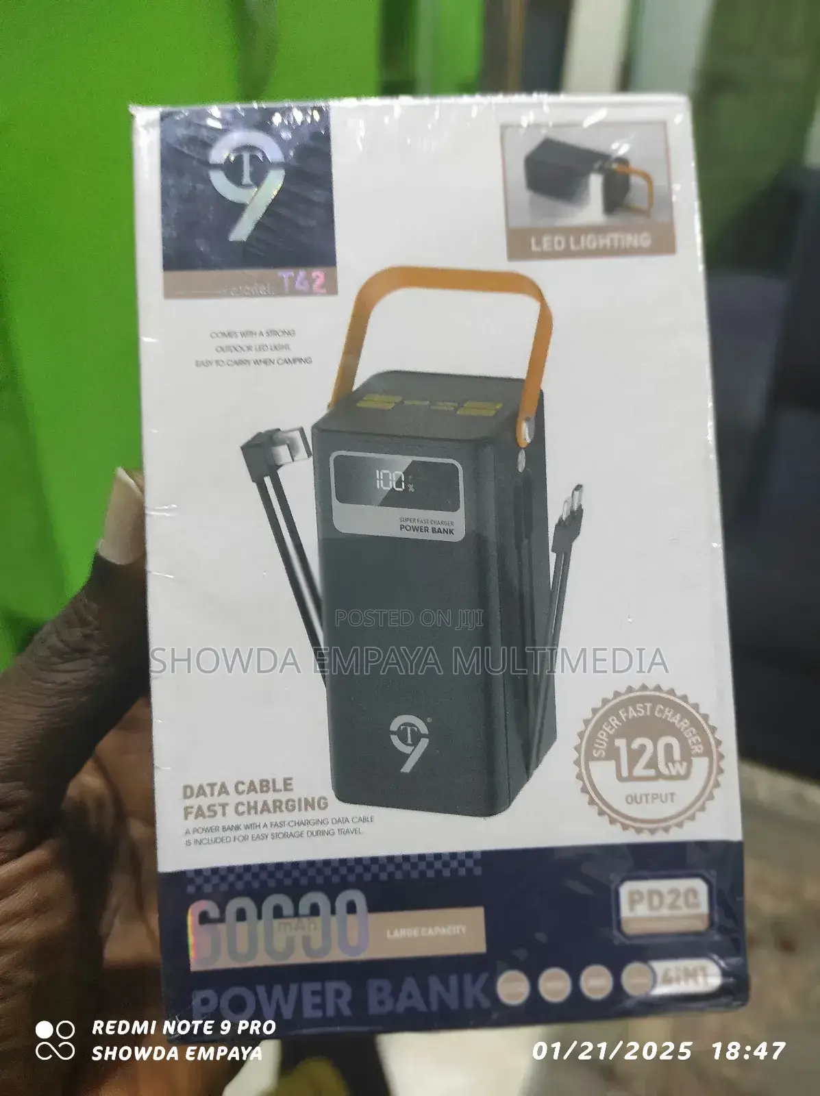 T9 60000mah Power Bank