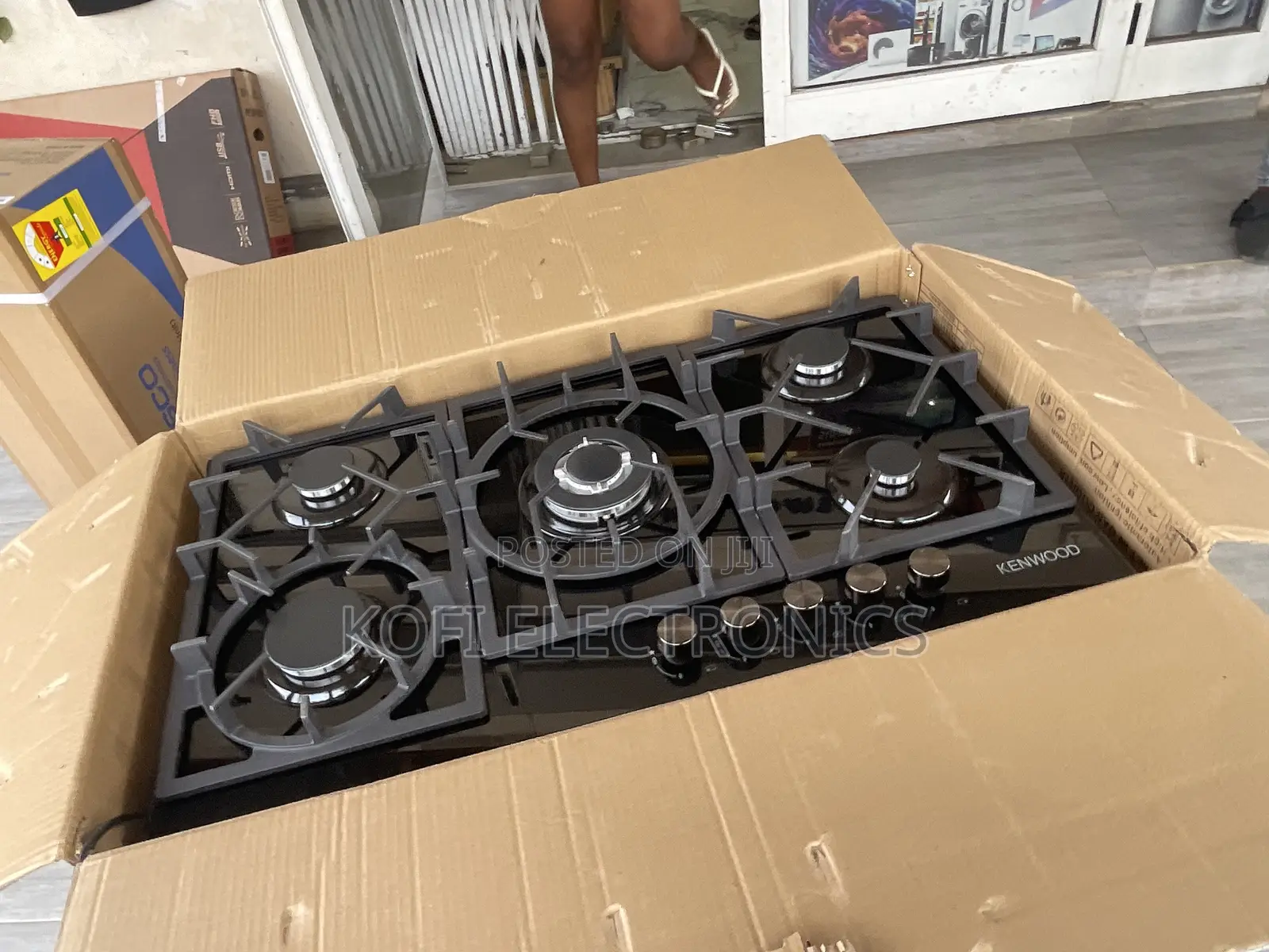Kenwood Built-in Hob,90cm,5 Burner,Turkish Cast Iron Holder
