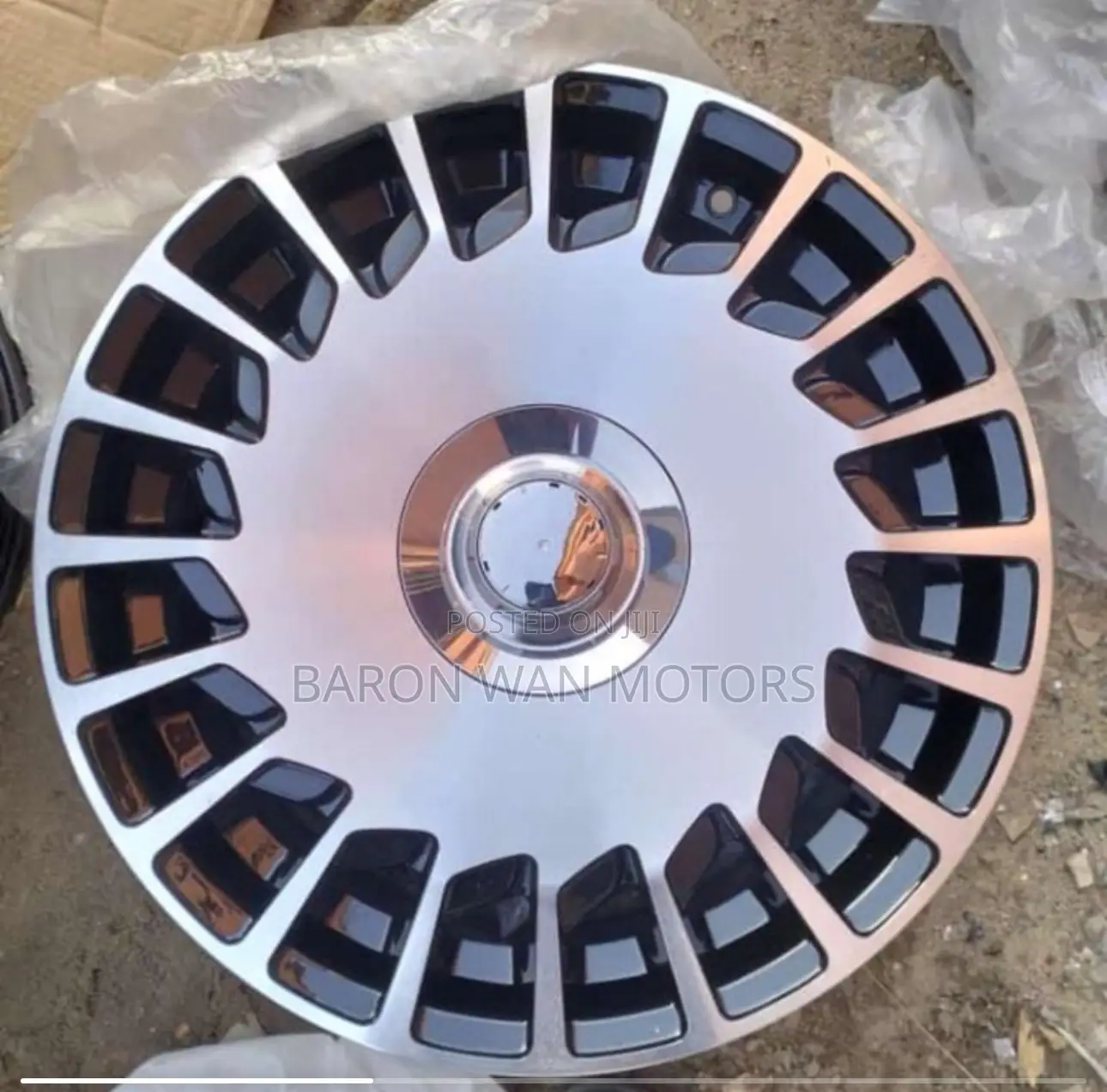 Maybach Rim Silver and Black Color Available