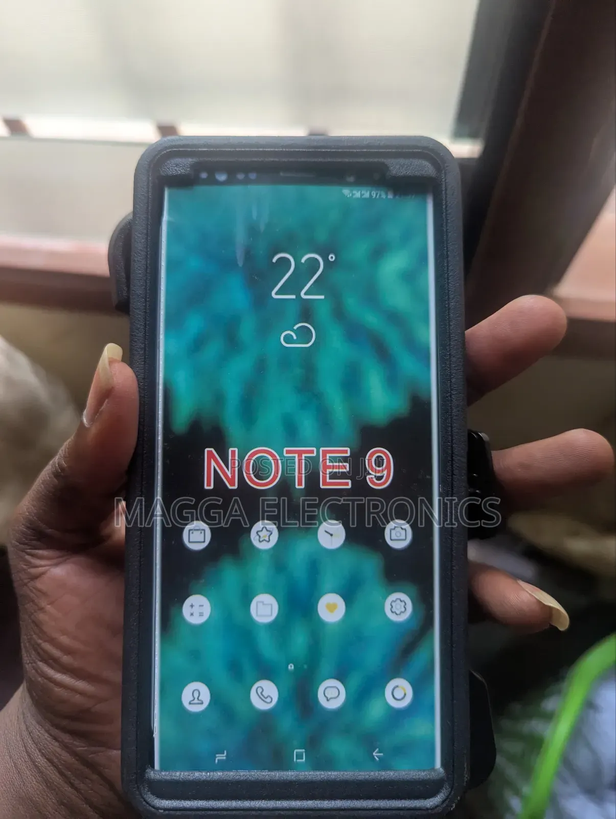Samsung Galaxy Note 9 , S10, S9 , A5 Hard Armored Case.