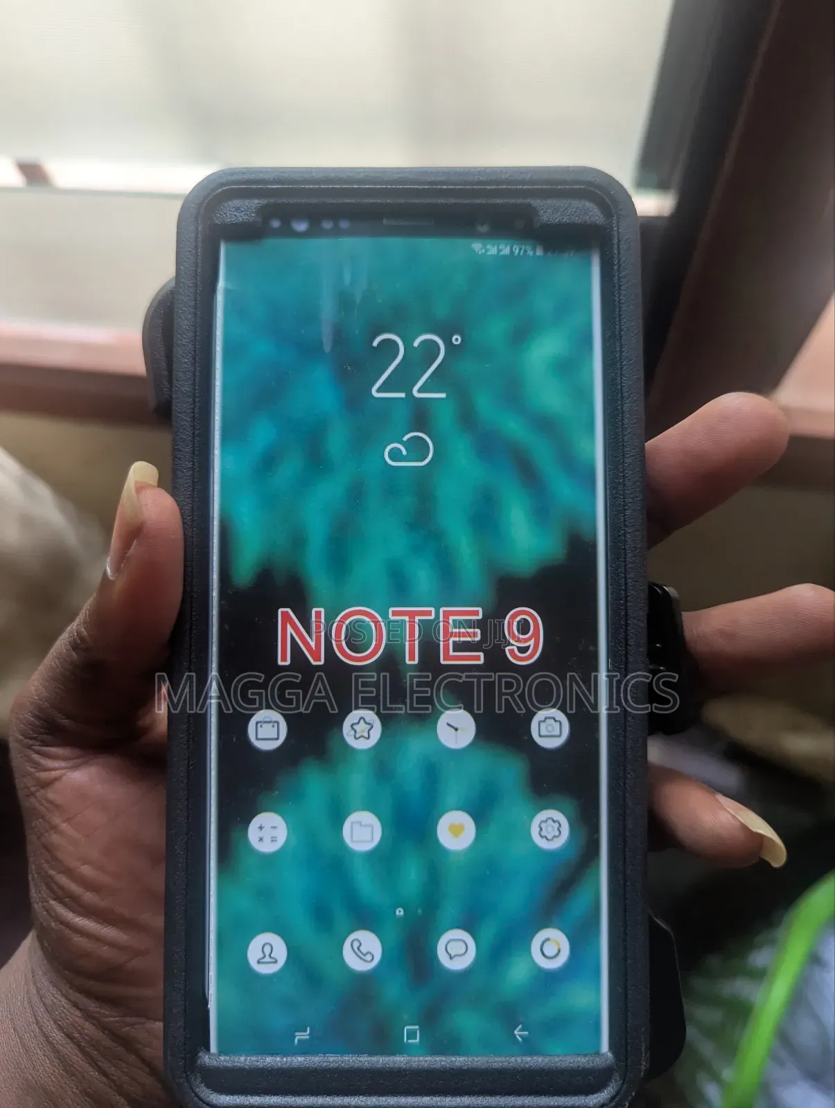 Samsung Galaxy Note 9 , S10, S9 , A5 Hard Armored Case.