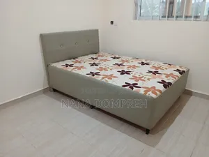 Cream and Ash Inbuilt Bed