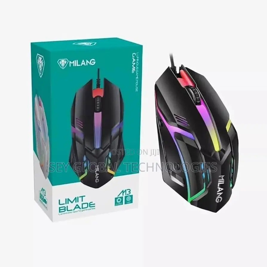 T6 Milang Gaming Wired Keyboard and Mouse Combo .