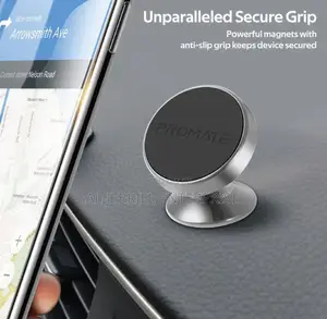 Promate MAGNETTO-2 Aluminum Magnetic Car Smartphone Mount