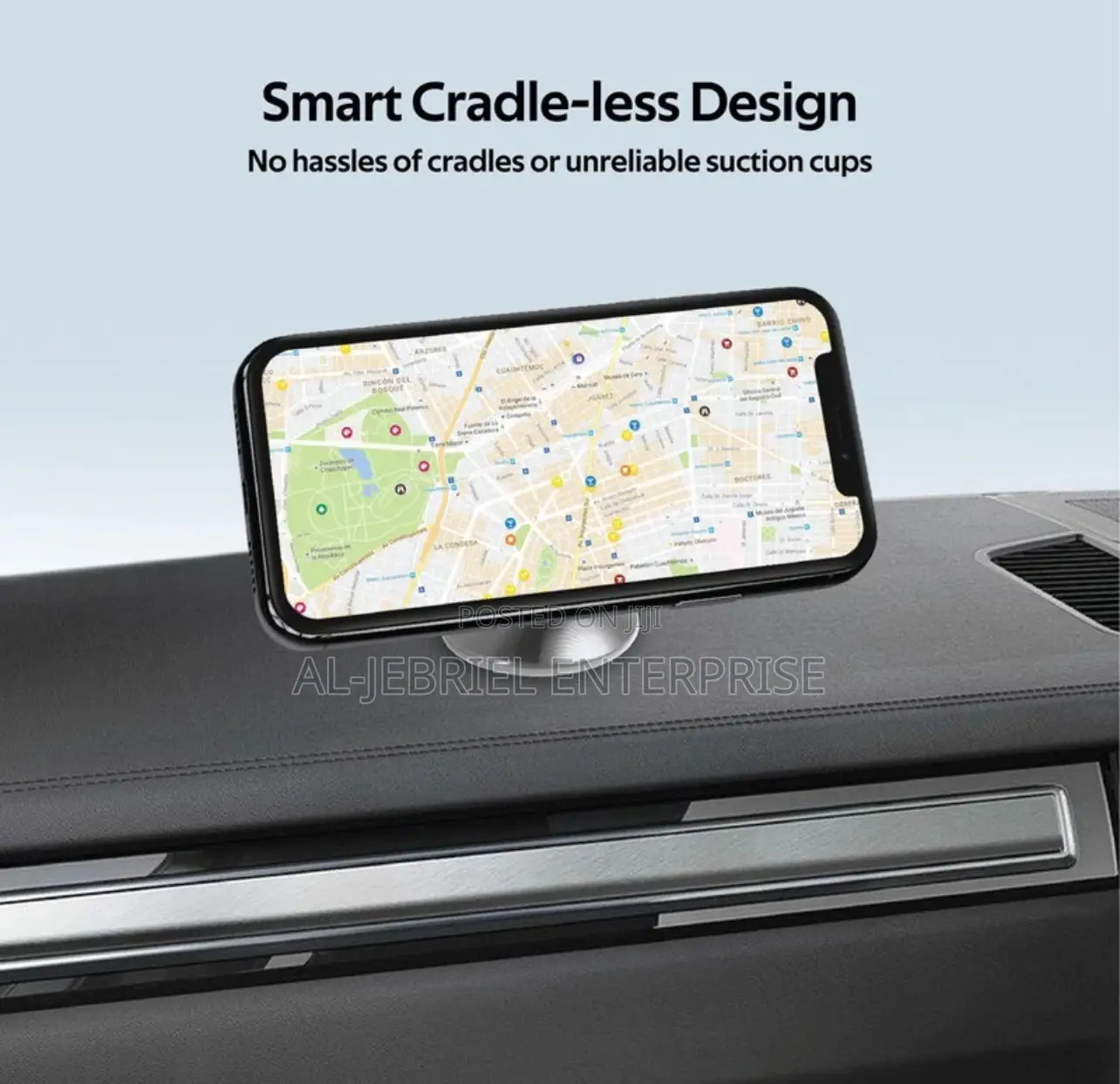 Promate MAGNETTO-2 Aluminum Magnetic Car Smartphone Mount