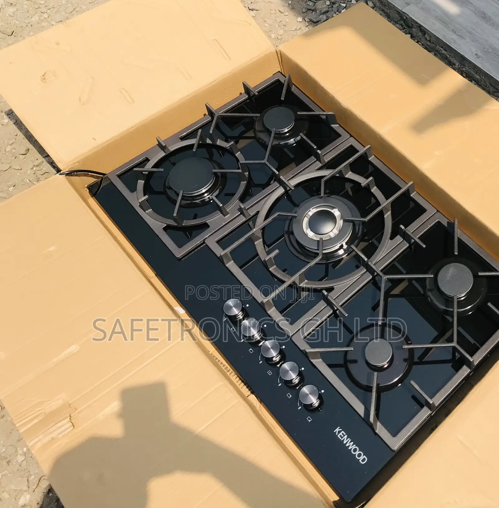 Built-in Kenwood Heatwave 60cm 5 Gas Hobs Black