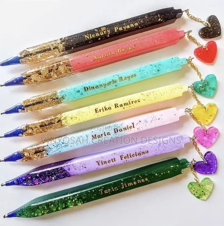 Resin Pen With Bookmarks