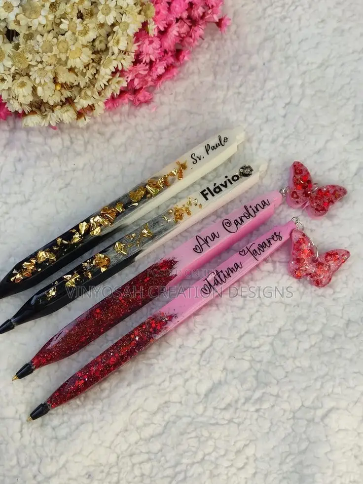 Resin Pen With Bookmarks