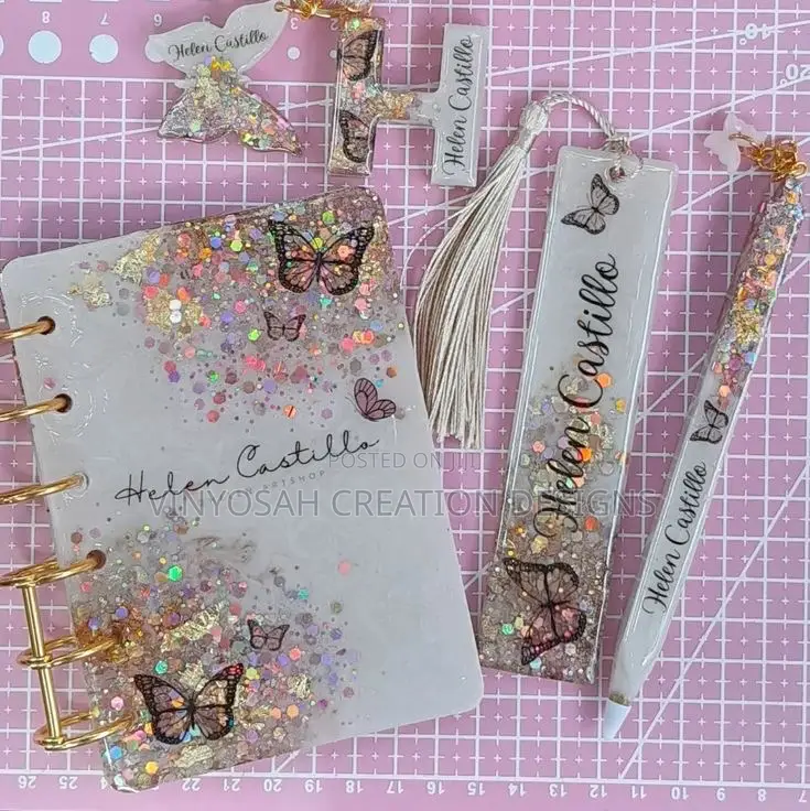 Resin Pen With Bookmarks