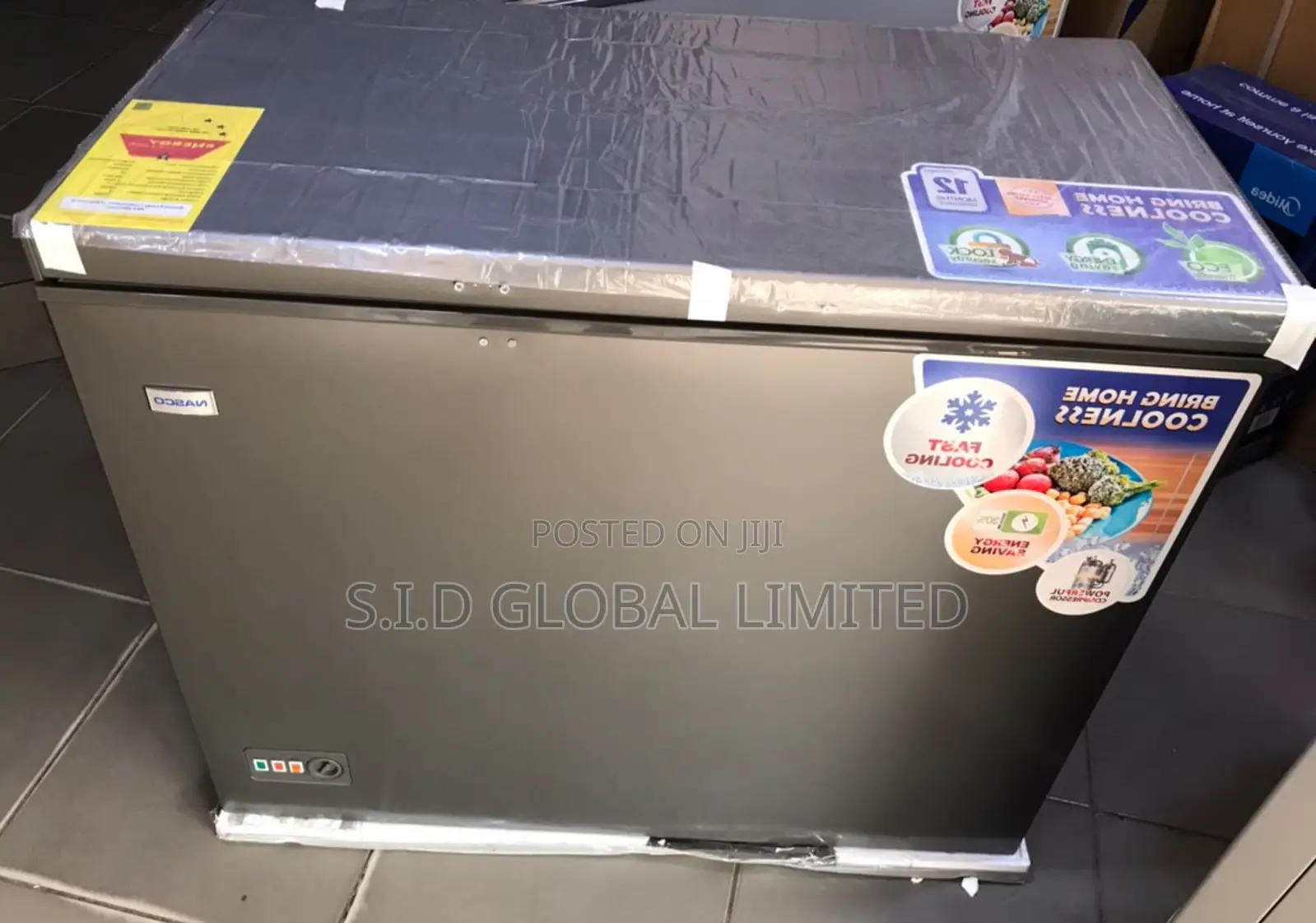 Smooth Lid Operation Nasco 244ltrs Chest Freezer -NAS-380SK