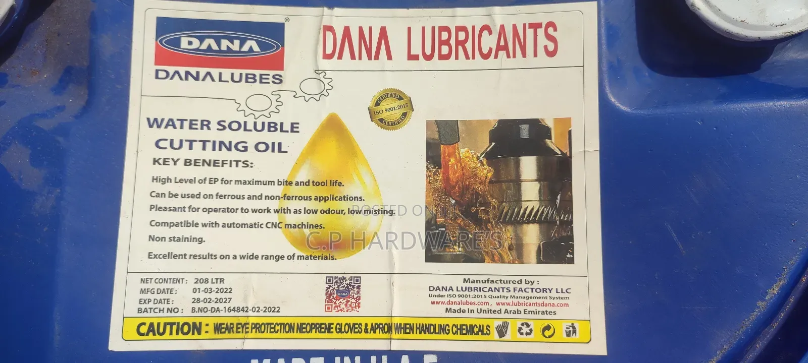 A Gallon of Lubricant