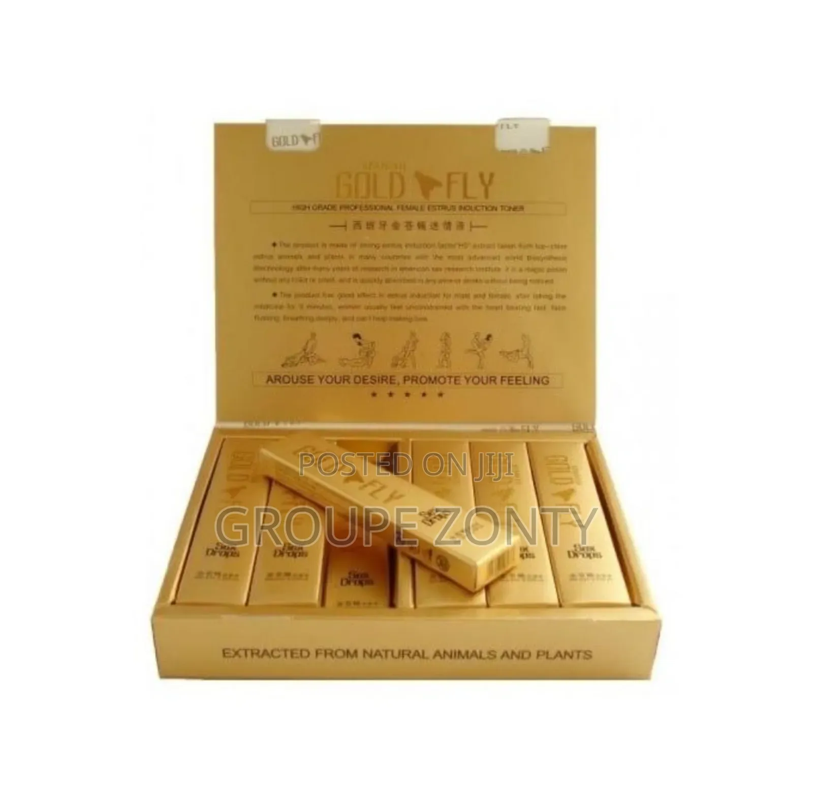 Spanish Gold Fly -12 Pieces
